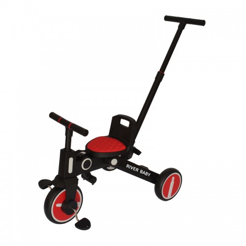 River Baby Foldable 360 Kids Tricycle - Red / Blue | 18 - 60 months | up to 20kg | 1 year warranty